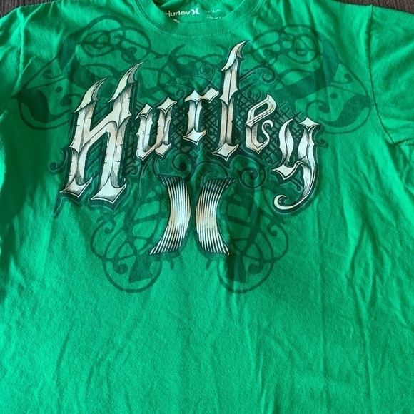 Hurley Patrick’s Day Green Tee Top T-shirt Size M - Picture 4 of 7